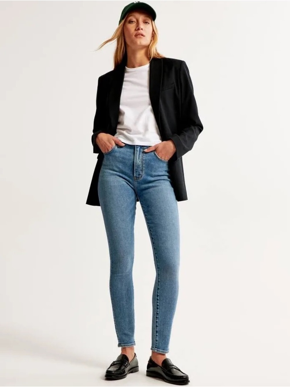 Abercrombie & Fitch High-Rise Skinny Jeans | 27 / 4R - Picture 3 of 7